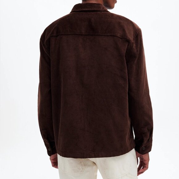 Brown Corduroy Shirt-Jacket - Picture 3 of 6